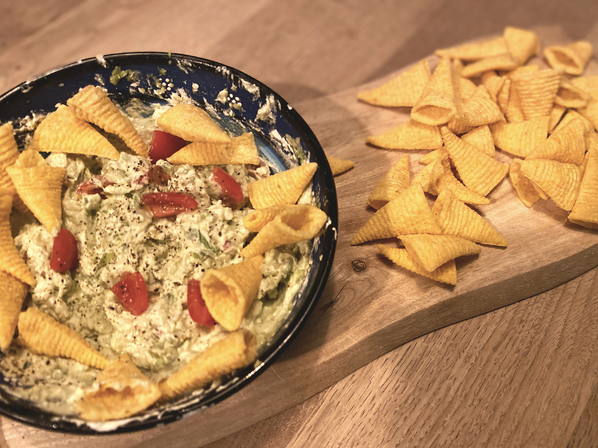 Mexicaanse avocado dip met Bugles Avocadoplant.nl
